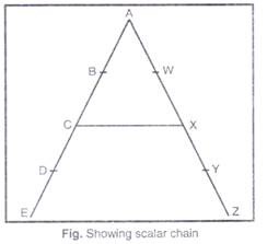 Showing Scalar Chain