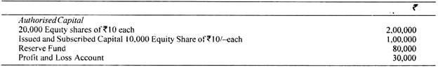 Issue of Bonus Shares with Illustration 16