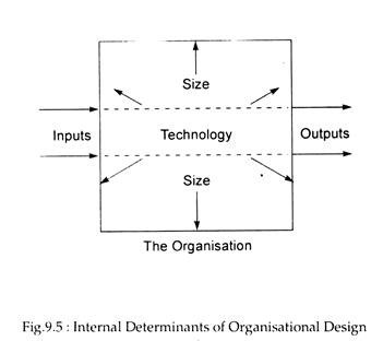Internal Determinants of Organisational Design