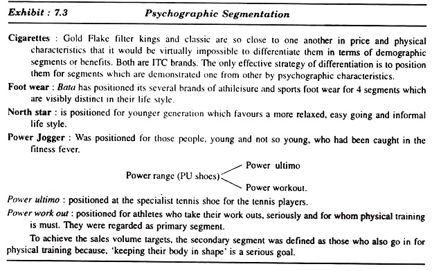 Psychographic Segmentation