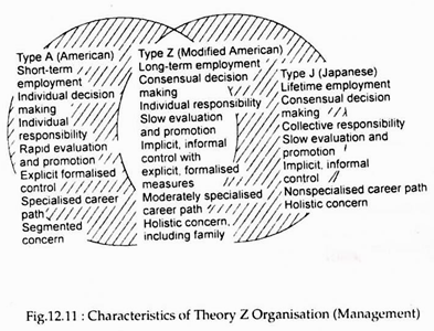 Characteristic of Theory Z Organisation
