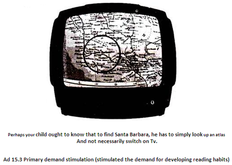 Primary demand stimulated (stimulated the demand for developing reading habits)