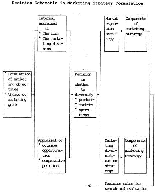 Decision Schematic in Marketing Strategy Formulation