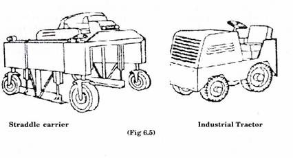 Straddle Carrier and Industrial Tractor